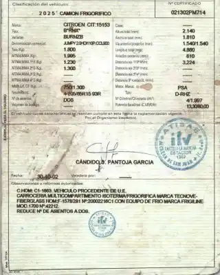 Verschrottungsfahrzeug citroen jumpy 2.0 hdi sx familiar (5/6 asientos) des jahres 2002 angetrieben rhz