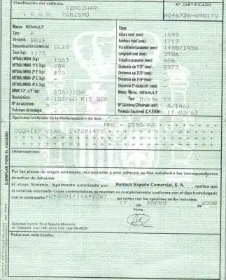 Здавання транспортного засобу renault clio iii 1.5 dci diesel cat року 2008 потужний k9kt766