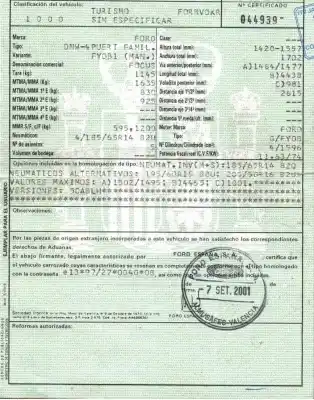 Veicolo di demolizione ford focus turnier (cak) 1.6 16v cat dell'anno 2001 alimentato fydb