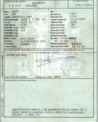Veículo de Sucata seat leon (1m1) 1.9 tdi do ano 2000 alimentado ahf