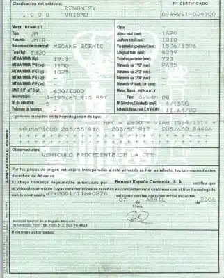 Veicolo di demolizione renault scénic ii (jm0/1_) 1.6 16v (jm1r) dell'anno 2006 alimentato k4md812