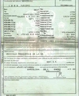 Здавання транспортного засобу seat toledo ii (1m2) 1.9 tdi року 1999 потужний ahf