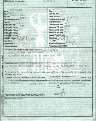 Véhicule à la ferraille chevrolet aveo 1.2 cat de l'année 2012 alimenté a12xer