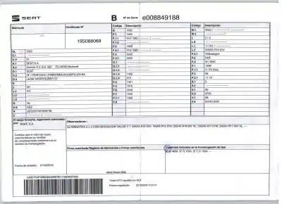 Veículo de Sucata seat leon st (5f8) fr do ano 2019 alimentado dhfa
