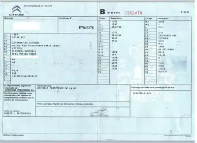 Veículo de Sucata citroen c4 lim. 1.6 16v do ano 2014 alimentado 5f01
