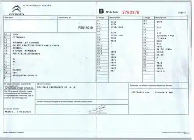 Scrapping Vehicle citroen ds5 2.0 bluehdi 150 of the year 2015 powered ah01