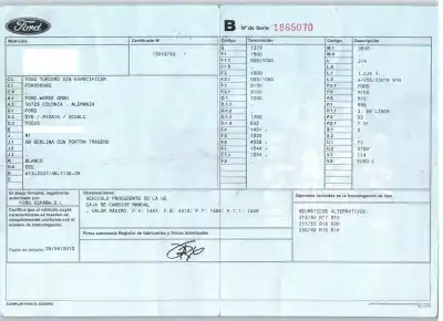 Veículo de Sucata ford focus iii 1.0 ecoboost do ano 2013 alimentado m1da