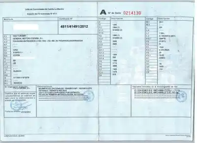 Veículo de Sucata opel corsa d 1.3 16v cdti do ano 2008 alimentado z13dtj