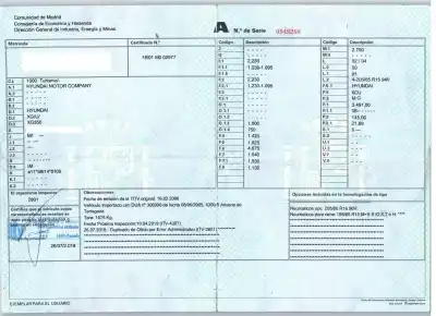 Scrapping Vehicle hyundai xg (xg) 350 of the year 2006 powered g6cu