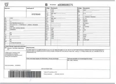 Veicolo di demolizione dacia sandero iii 1.0 tce 90 dell'anno 2021 alimentato h4df4