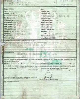 Veicolo di demolizione opel astra gtc 1.9 16v cdti cat (z 19 dth / lrd) dell'anno 2005 alimentato z19dth