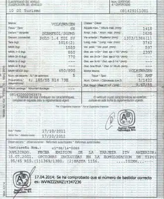 Veicolo di demolizione volkswagen polo berlina (6n2) 1.4 tdi dell'anno 2001 alimentato amf