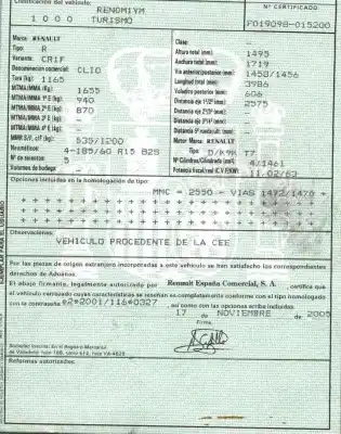 Veículo de Sucata renault clio iii 1.5 dci diesel cat do ano 2005 alimentado k9kt7