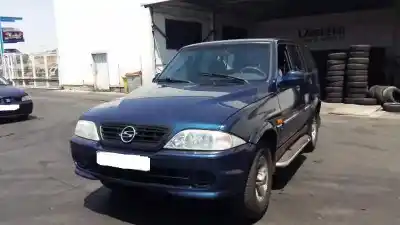Scrapping Vehicle ssangyong musso 2.9 d of the year 2000 powered 
