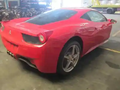 Scrapping Vehicle ferrari 458 italia italia of the year 2009 powered 