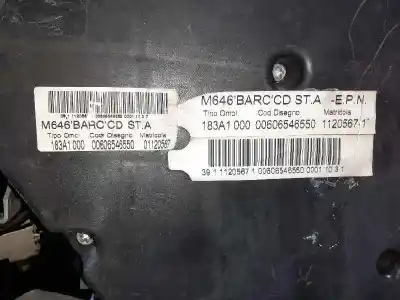 Pezzo di ricambio per auto di seconda mano motore completo per fiat barchetta (183) 1.8 16v cat riferimenti oem iam 183a1000 606546550 1120567