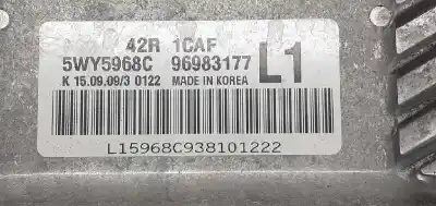 Second-hand car spare part ecu engine control for chevrolet aveo ls oem iam references 96983177  5wy5968c