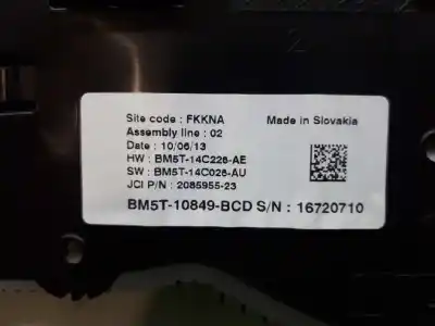 Автозапчастина б/у панель інструментів для ford c-max trend посилання на oem iam 5580301 208595523 bm5t10849bcd