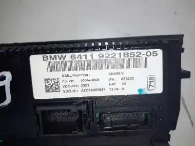 Second-hand car spare part climate control for bmw x1 (e84) xdrive 20 d oem iam references 64119221852  a2c53399847