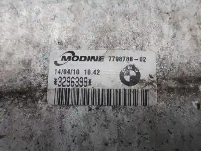 Peça sobressalente para automóvel em segunda mão intercooler por bmw x1 (e84) xdrive 20 d referências oem iam 17517798788 7798788 3296399