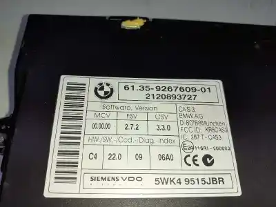 Recambio de automóvil de segunda mano de modulo electronico para bmw mini countryman (r60) one d referencias oem iam 61359395657 5wk49515jbr 61359267609