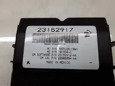 Second-hand car spare part electronic module for opel insignia sports tourer excellence oem iam references 23152917  