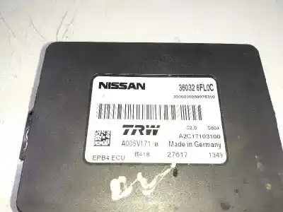 Автозапчастина б/у електронний модуль для nissan x-trail (t32) acenta 4x4 посилання на oem iam 360326fl0e a2c17103100 360326fl0c