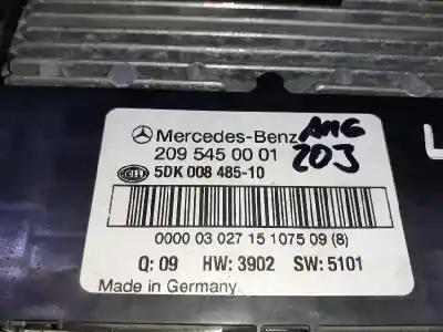 Peça sobressalente para automóvel em segunda mão caixa de fusíveis e relés por mercedes-benz clase c (w203) berlina 30 cdi amg (203.018) referências oem iam a2039060005 5dk00848510 a2095450001
