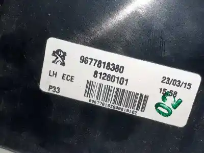 Second-hand car spare part interior left tailgate light for peugeot 308 access oem iam references 9677818380  