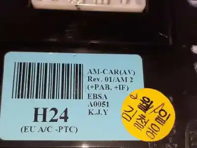 Peça sobressalente para automóvel em segunda mão comando de sofagem (chauffage / ar condicionado)  por kia soul diva referências oem iam 972502k230  