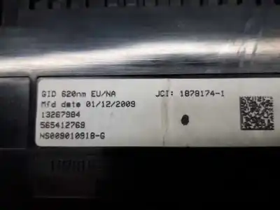 Автозапчасти б/у многофункциональный дисплей за opel astra j lim. enjoy ссылки oem iam 13267984  565412769
