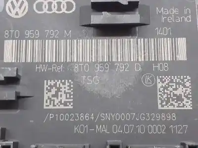 Автозапчастина б/у електронний модуль для audi a5 coupe (8t) 2.0 tdi посилання на oem iam 8t0959792d  