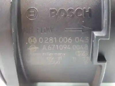 Автозапчасти б/у расходомер воздуха за ssangyong rexton w crystal 4x2 ссылки oem iam a6710940048  0281006043