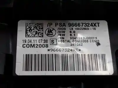 Second-hand car spare part headlights switch for citroen c3 attraction oem iam references 624340  96667324xt