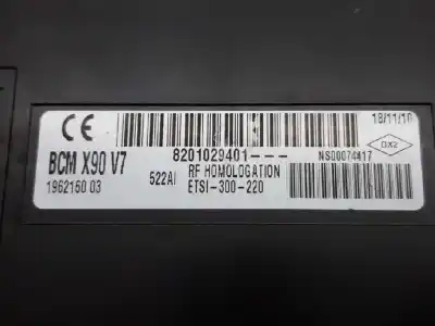 Second-hand car spare part electronic module for dacia sandero laureate oem iam references 8201029401  