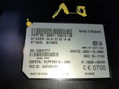Second-hand car spare part electronic module for ford c-max titanium oem iam references 2016484 0021ccec1a33 am5t14d212ed