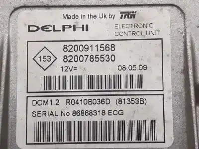 Second-hand car spare part ecu engine control for dacia sandero laureate oem iam references 8200785530 8200911568 r0410b036d