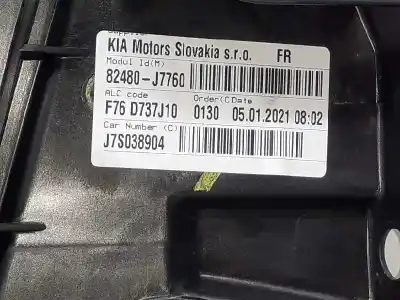 Second-hand car spare part passenger side right window regulator for kia proceed (cd) 1.6 t-gdi gt oem iam references 82480j7760  