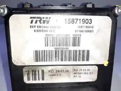 Peça sobressalente para automóvel em segunda mão abs por citroen c6 exclusive referências oem iam 4541g8 15871903 9660250480