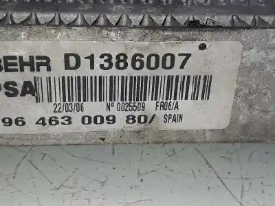 Peça sobressalente para automóvel em segunda mão intercooler por citroen c6 exclusive referências oem iam 0384l6 d1386007 9646300980