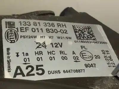 İkinci el araba yedek parçası sag far için opel corsa e expression oem iam referansları 39108223 1216858 13381336