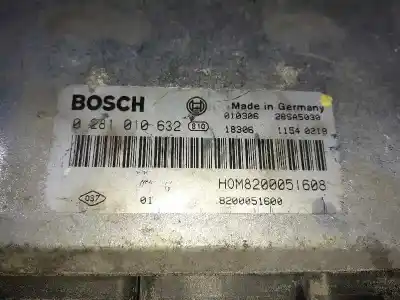 Second-hand car spare part ecu engine control for opel vivaro furgón 2.7t corto oem iam references 93861376 8200051600 8200051608