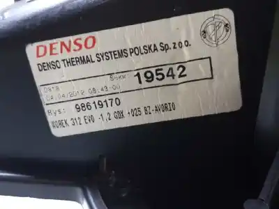 Recambio de automóvil de segunda mano de motor calefaccion para fiat 500 cabrio (150) pop referencias oem iam 98619170  