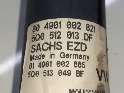 Recambio de automóvil de segunda mano de amortiguador trasero derecho para audi a3 sportback (8va) attraction referencias oem iam 5q0513049bf  5q0512013df