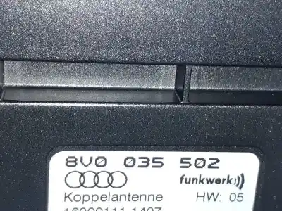 Recambio de automóvil de segunda mano de apoyabrazos central para audi a3 sportback (8va) attraction referencias oem iam 8v1863241j6ps 8v0035502 8v18632416ps