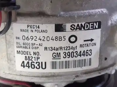 Gebrauchtes Autoersatzteil klimakompressor zum opel astra k sports tourer dynamic oem-iam-referenzen 39157292 51-1105 pxc148821p