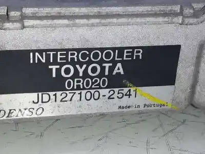 Peça sobressalente para automóvel em segunda mão intercooler por toyota auris sol referências oem iam 179400r020  jd271002541