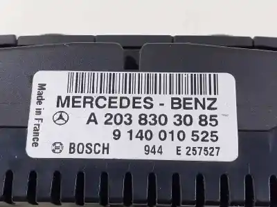 İkinci el araba yedek parçası iklim kontrolü için mercedes-benz clase c (w203) familiar c 220 t cdi sport edition (la) (203.208) oem iam referansları a2038303085 e257527 9140010525