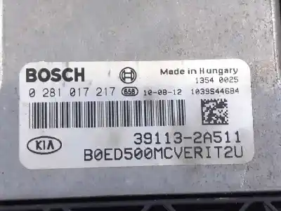 Second-hand car spare part ecu engine control for kia cee´d emotion oem iam references 391132a511 1039s044684 0281017217