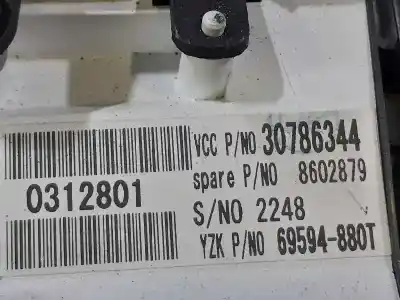 Peça sobressalente para automóvel em segunda mão quadrante por volvo c30 (533) 1.6 d referências oem iam 8602879 69594880t 30786344